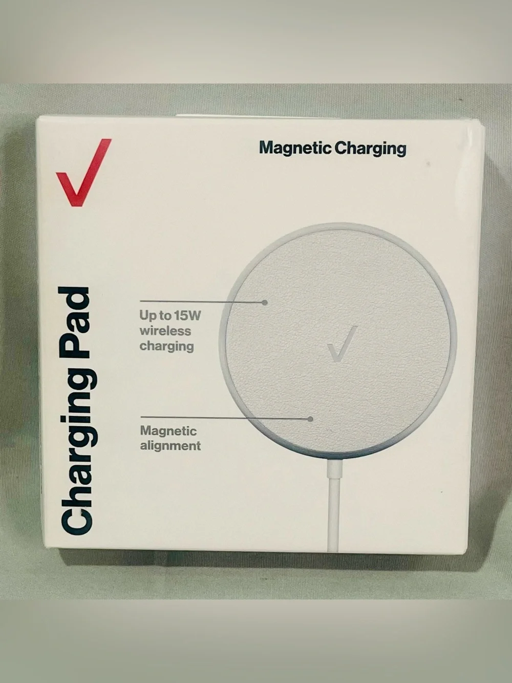Nimble Magnetic Charging Pad Wireless Charger - White